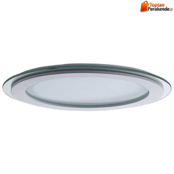 Lamptime Sıva Altı Smd Downlıght 12w 3000k Camlı Yuvarlak Beyaz (Günışığı)